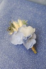 Lacivert Beyaz Sonsuz Aşk İndirimli Gelin Buketi - Görsel 3