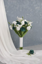 Lale Gala Gül Zümrüt Yeşili Gelin Çiçeği - Görsel 3