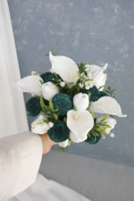 Lale Gala Gül Zümrüt Yeşili Gelin Çiçeği - Görsel 4