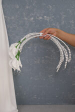 Gala İncili Özel Tasarım Gelin El Buketi - Görsel 2