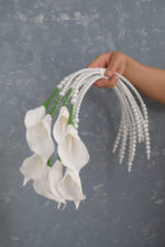 Gala İncili Özel Tasarım Gelin El Buketi