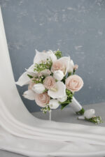 Lale Gala Gül Soft Gelin Buketi - Görsel 2