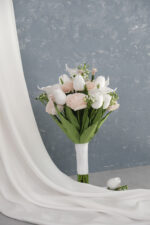 Lale Gala Gül Soft Gelin Buketi - Görsel 4