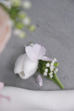 Lale Gala Gül Pembe Somon Beyaz Gelin Çiçeği - Görsel 4