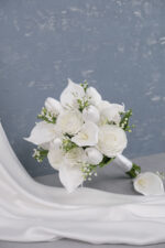 Islak Lale Gala Gül Beyaz Gelin Çiçeği