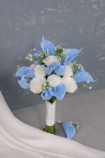 Islak Lale Gala Gül Bebe Mavi Gelin Buketi