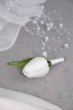 Islak Lale Tüllü Gelin Buketi - Görsel 4