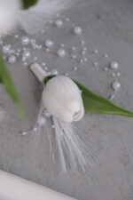 İncili Püsküllü Islak Lale Gelin Buketi - Görsel 5