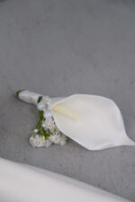 Islak Lale Gala Gül Beyaz Modern Gelin Çiçeği - Görsel 5