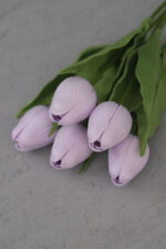 Lila 5'li Lale Demet