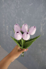 Lila 5'li Lale Demet - Görsel 3